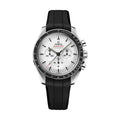 Speedmaster Moonwatch Professional Chronograph Sapphire 42mm - White on Rubber Strap